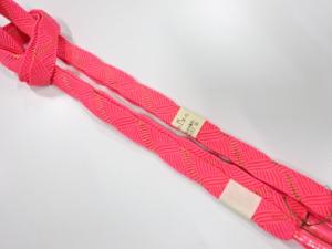 未使用品　正絹　手組帯締め